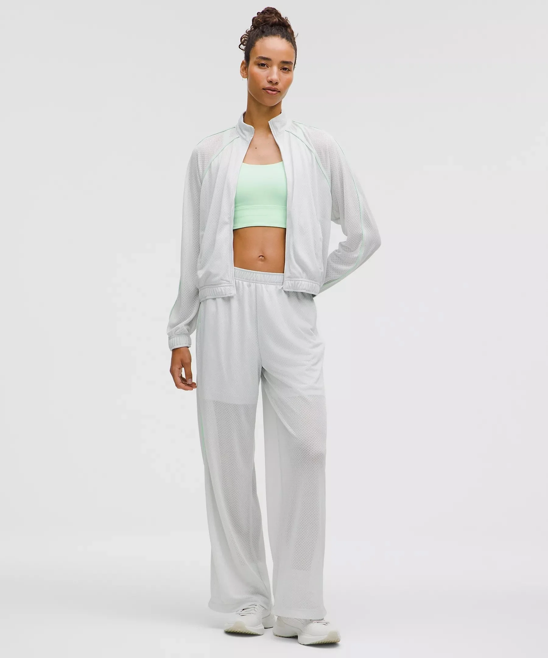 lululemon ホワイト リブ ジャージ ジャケット lululemon Performance Mesh Collection - June 2025 — EXTRA MAGIC